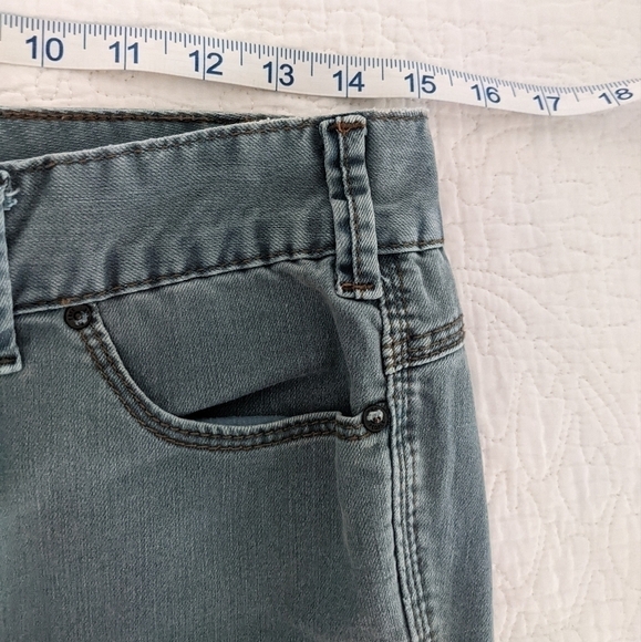 𝅺RARE Free People Light Aqua Skinny Jeans 27 - Picture 5 of 10
